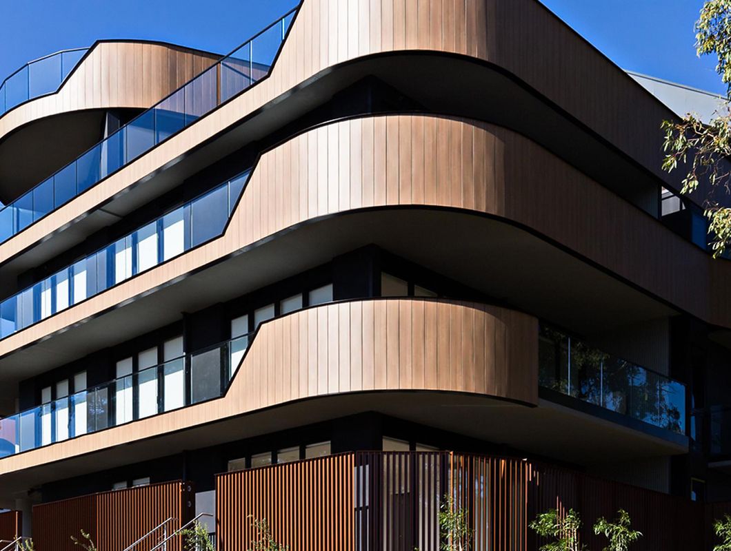 Prefabricated with engineered precision, this project showcases the design versatility of LGS framing made from TRUECORE® steel.
