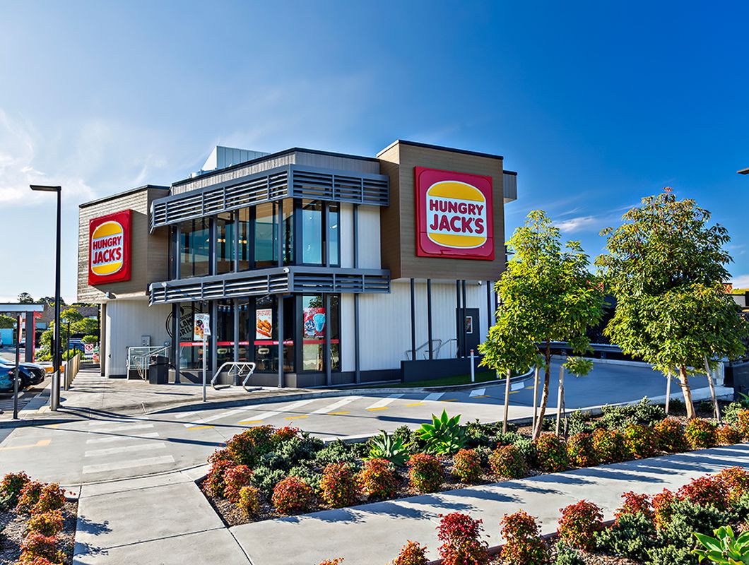 Framing made from TRUECORE® steel used for framing on stand alone retail builds