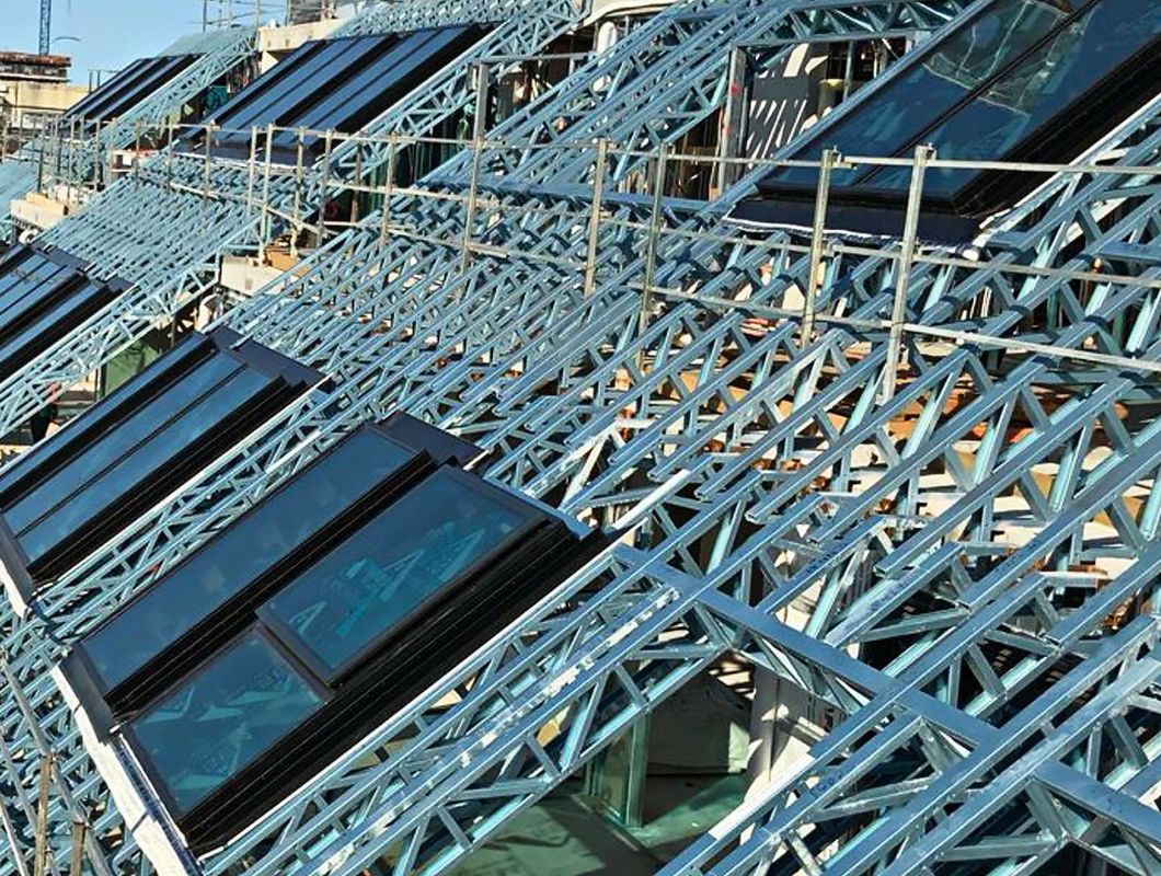 Dynamic Steel Frame - Grattan Street Apartments framing made from TRUECORE® steel