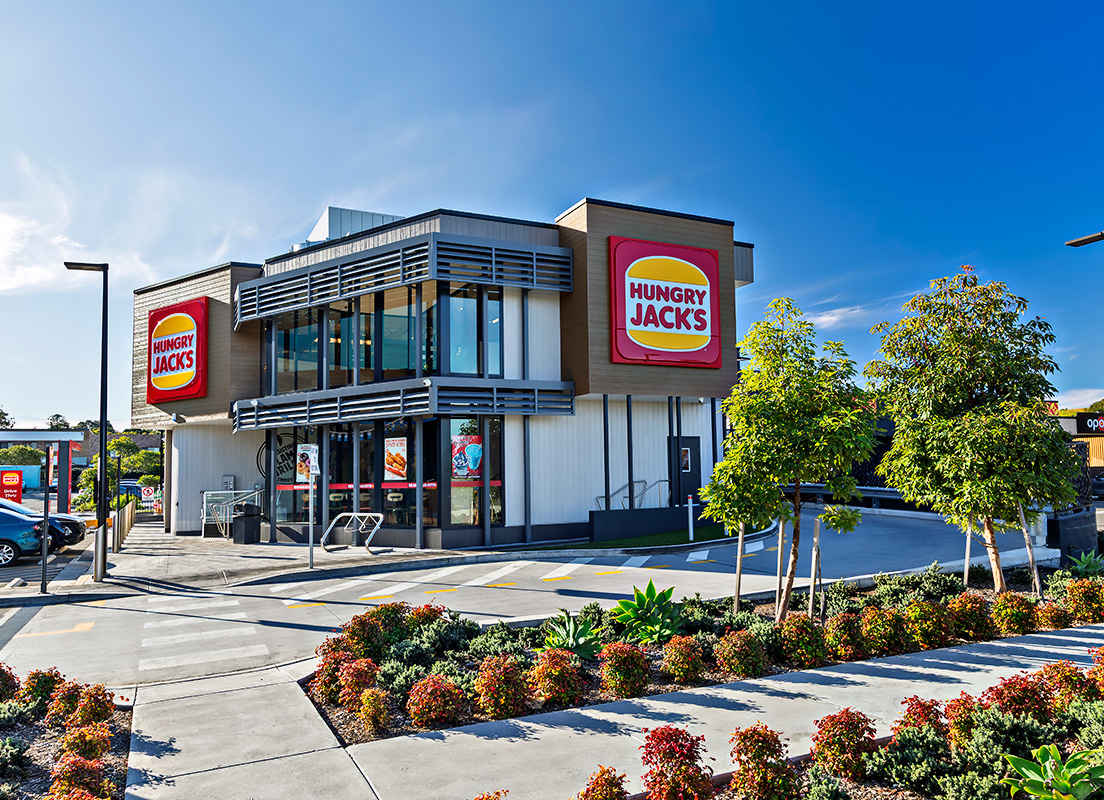 Hungry Jack’s, Warrawong leveraged the inherent strength and versatility of light gauge steel (LGS) framing made from TRUECORE® steel, to deliver a unique double-storey fast food outlet as part of a progressive mixed-use retail precinct.