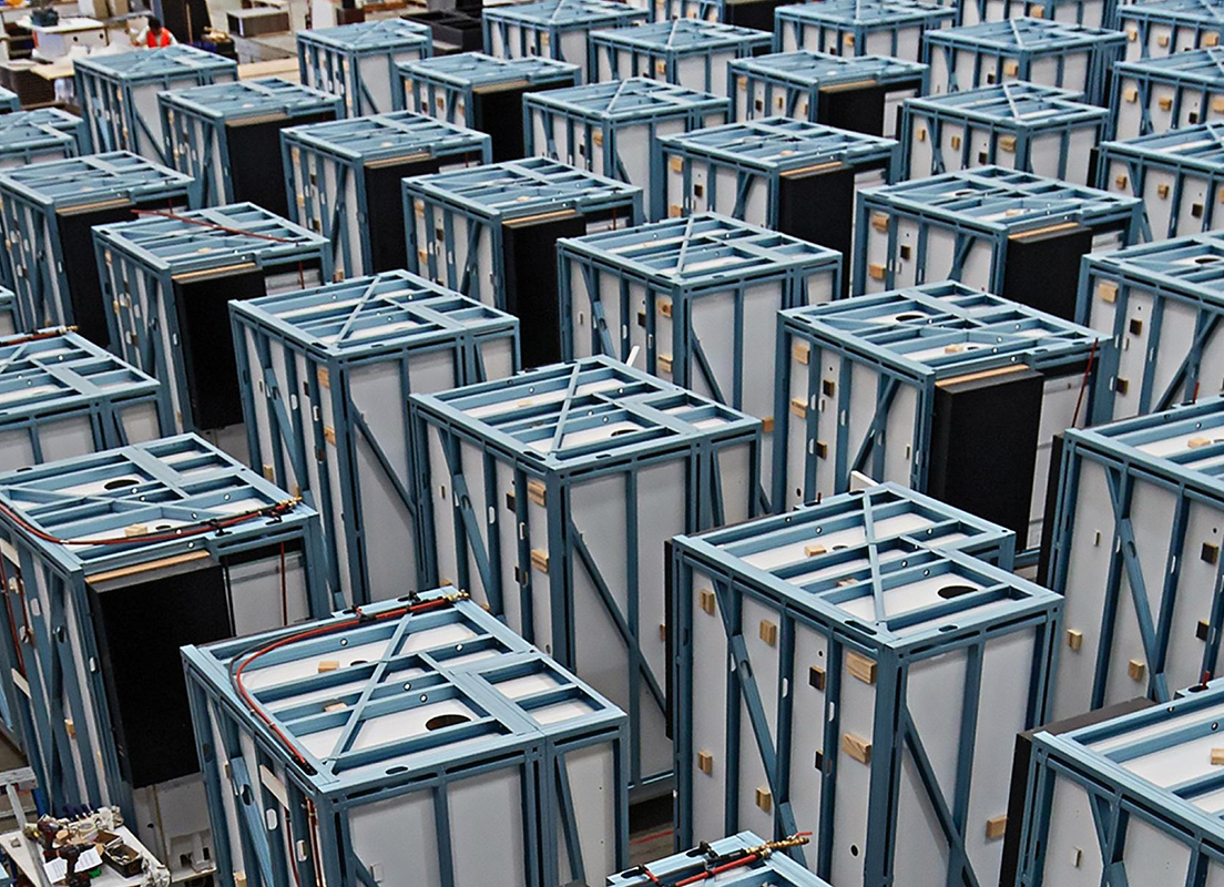Framing made from TRUECORE® steel has helped Schiavello deliver bathroom pods with speed and efficiency.