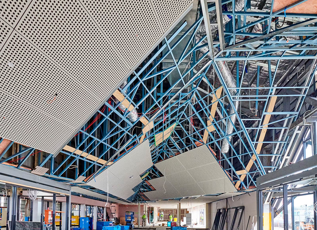 The versatility of a prefabricated light gauge steel (LGS) framing solution made from TRUECORE® steel helped this time-critical project, with its complex, multi-dimensional facade, stay on track during construction.