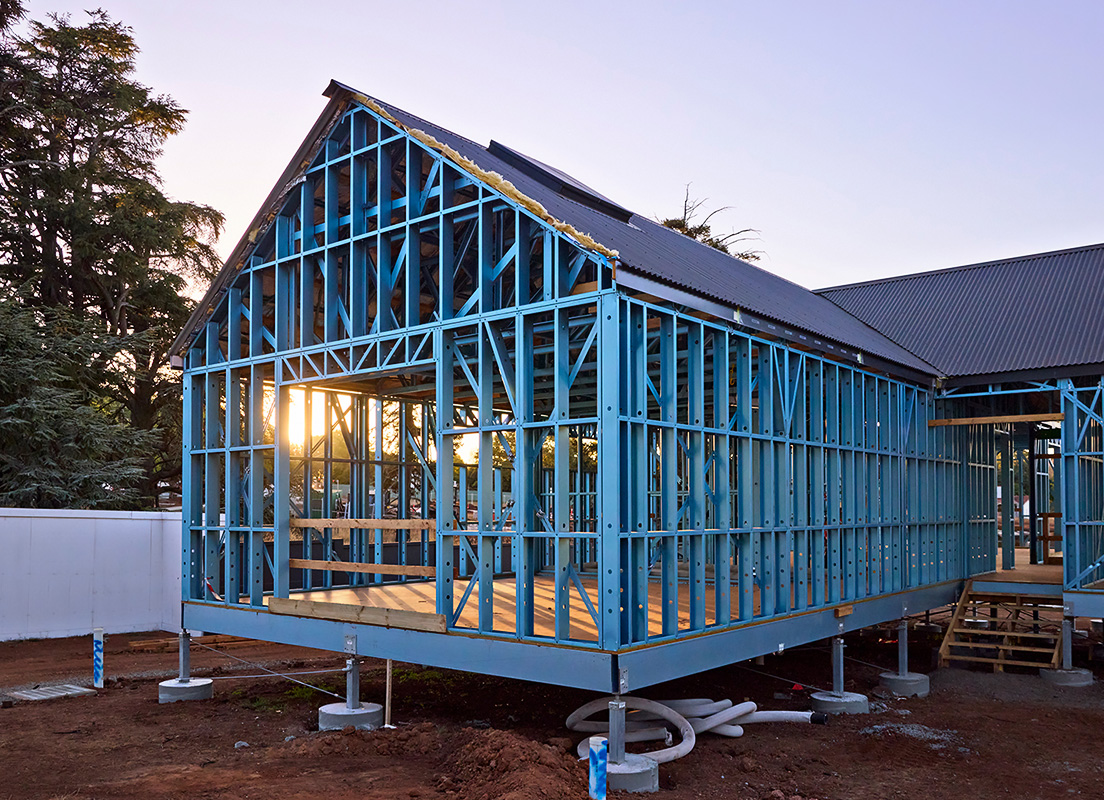 Framing made from TRUECORE® steel on The Block 2025