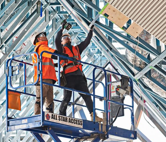 Framing made from TRUECORE® steel soars in new state-of-the-art Spirit of Tasmania passenger terminal.