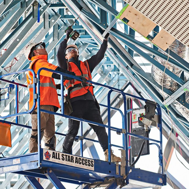 Framing made from TRUECORE® steel soars in new state-of-the-art Spirit of Tasmania passenger terminal.