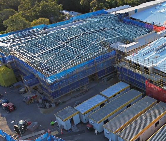 Framing made from TRUECORE® steel enables a state-of-the-art, aged care facility to provide a true “domestic” living experience.