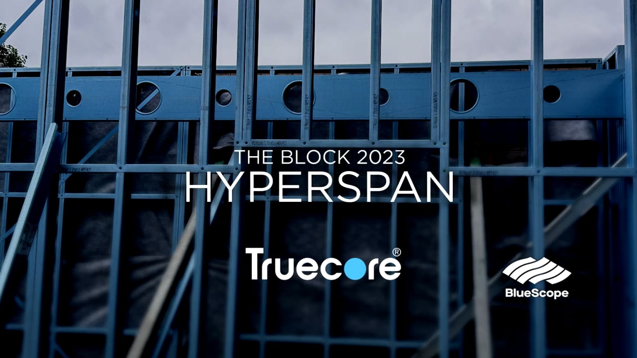 In this video, Peter Blythe, managing director of Dynamic Steel Framing talks about how TRUECORE® steel facilitated the standout finish in 2023 series’ House 4’s master bedroom