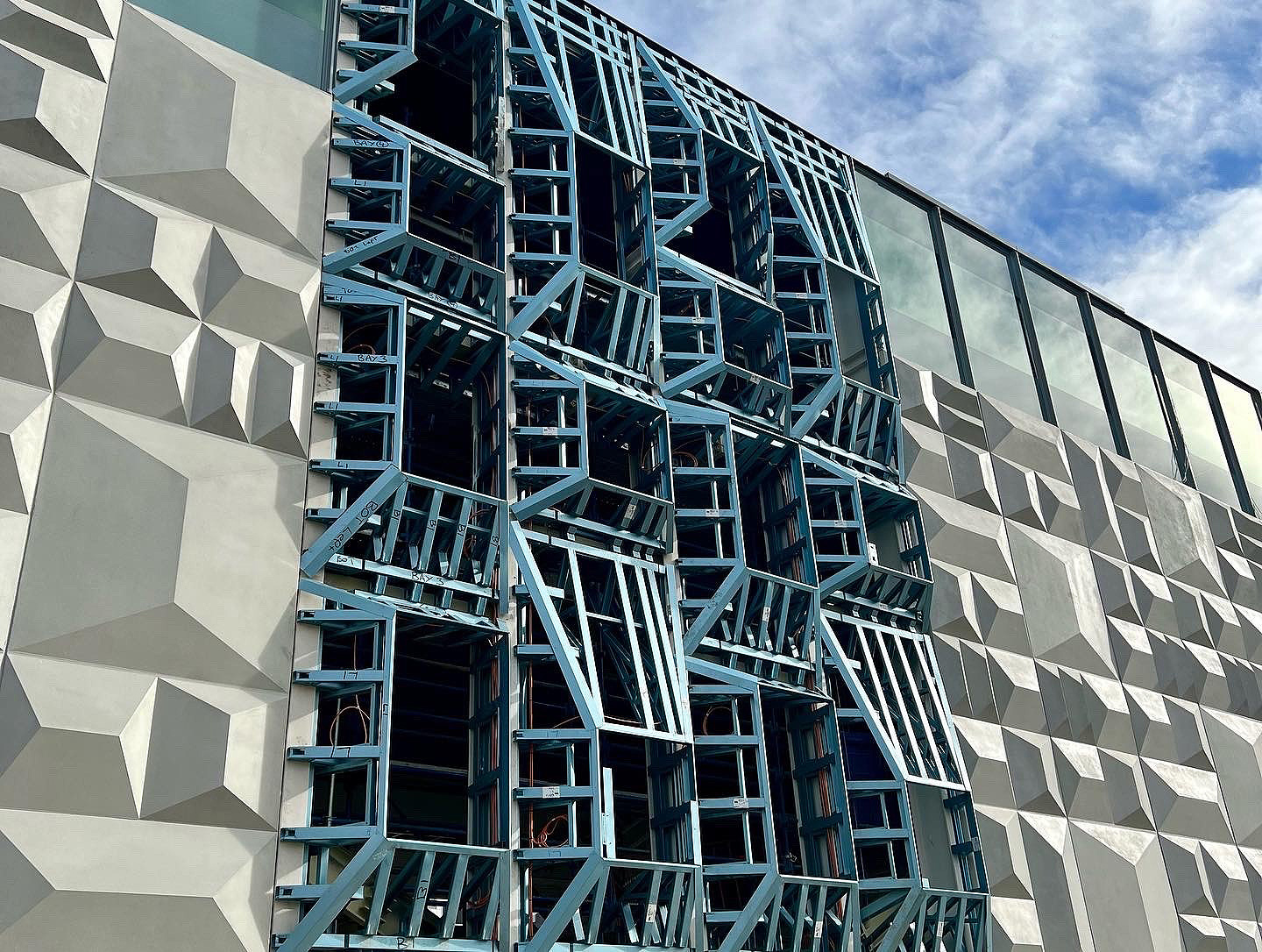 The versatility of a prefabricated light gauge steel (LGS) framing solution made from TRUECORE® steel helped this time-critical project, with its complex, multi-dimensional facade, stay on track during construction.