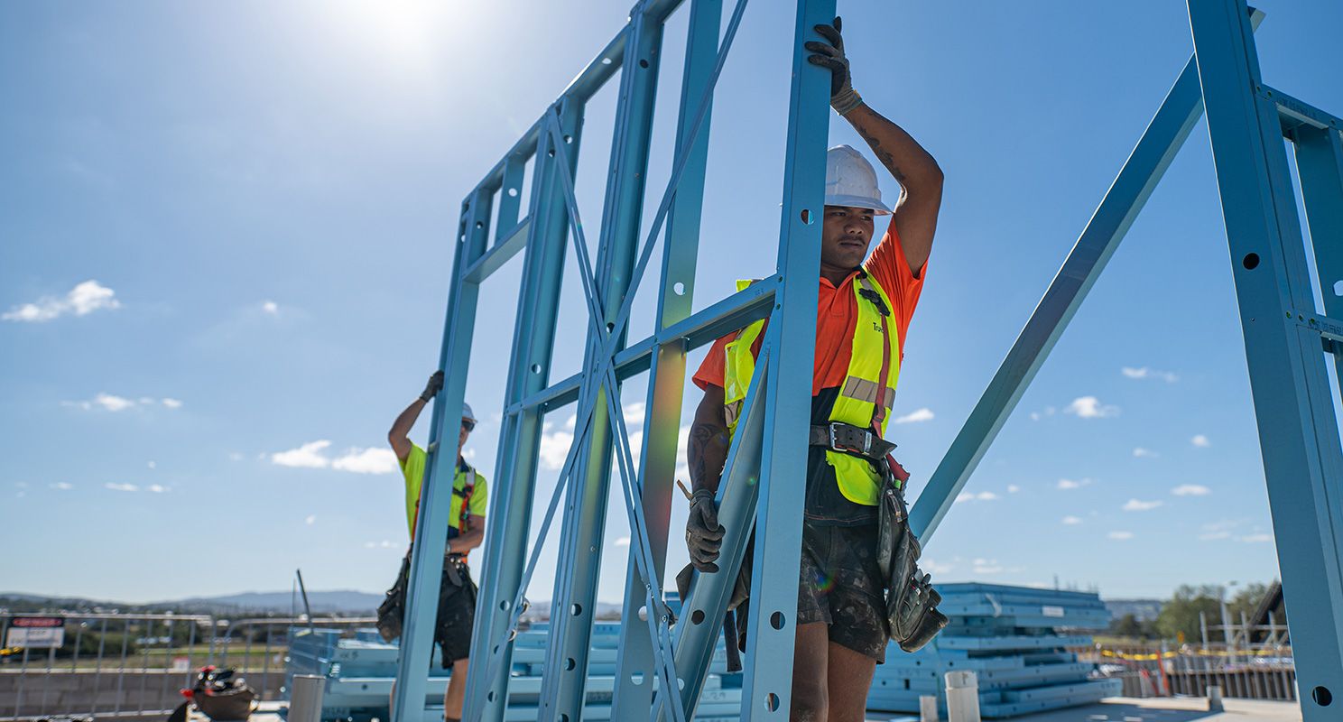 The versatility of a prefabricated light gauge steel (LGS) framing solution made from TRUECORE® steel.