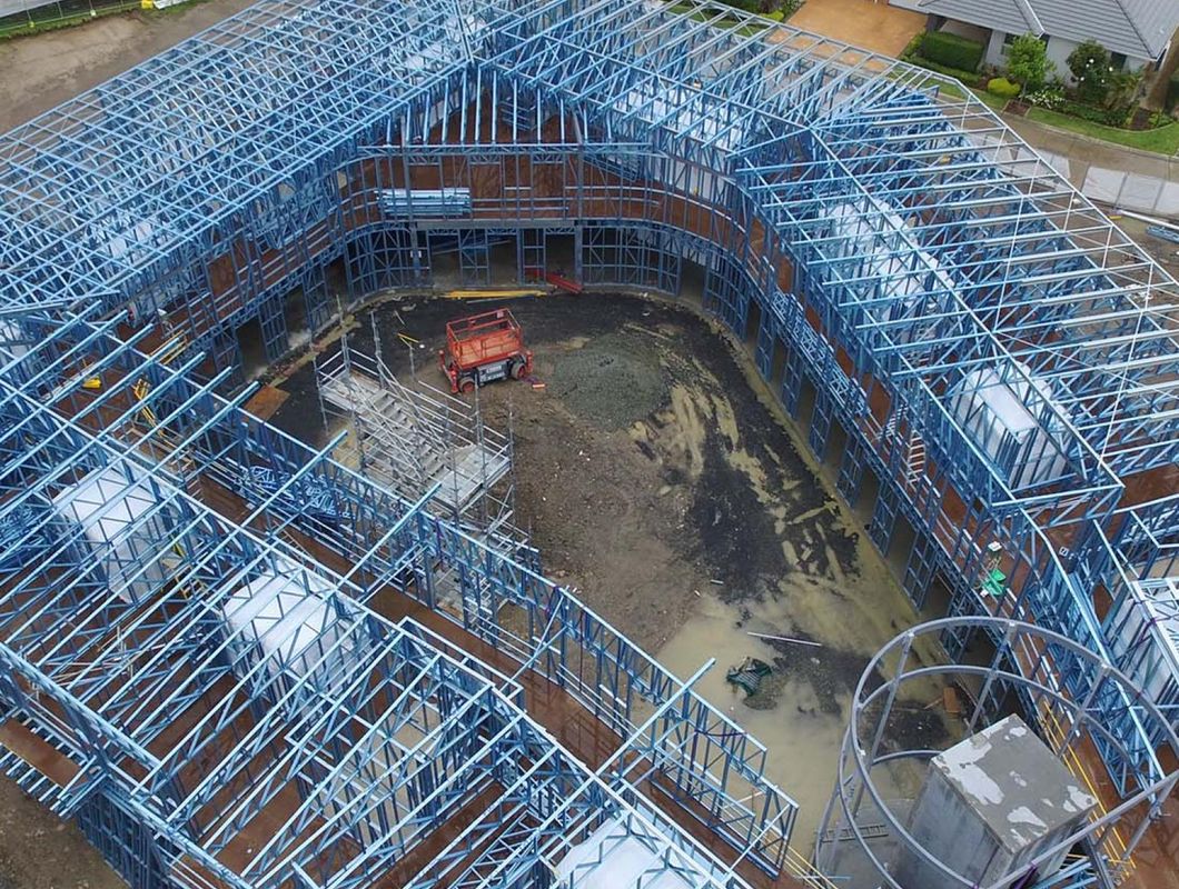 This two-level aged care project included 117,000m of wall frames, joists, trusses and roof battens made from TRUECORE® steel.