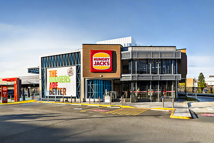 Hungry Jack’s, Warrawong leveraged the inherent strength and versatility of light gauge steel (LGS) framing made from TRUECORE® steel, to deliver a unique double-storey fast food outlet as part of a progressive mixed-use retail precinct.