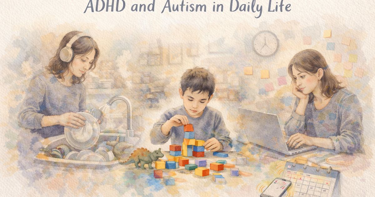ADHD and Autism: Daily Life with AuDHD