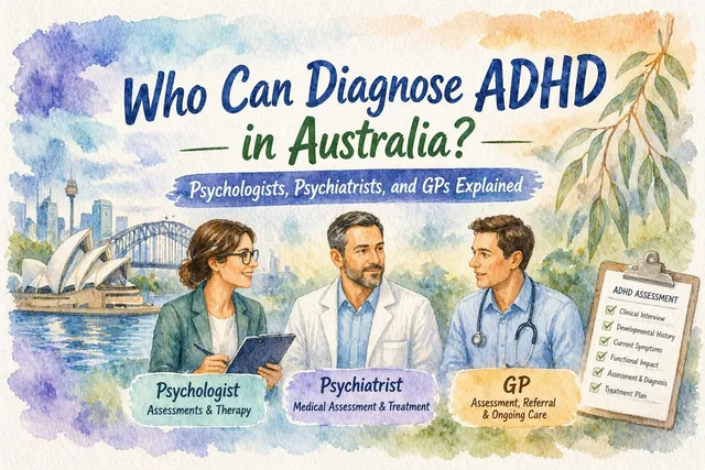 Who Can Diagnose ADHD in Australia? Psychologists, Psychiatrists, and GPs Explained