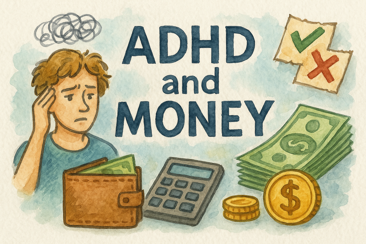 Struggling with ADHD and money management? Learn proven strategies to stop overspending, control impulses, and build financial stability with your ADHD brain.