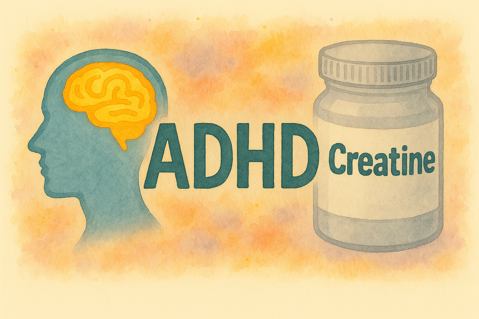 Could creatine help ADHD? We review the evidence on brain metabolism, depression, and cognitive performance and explain why ADHD data is still missing.