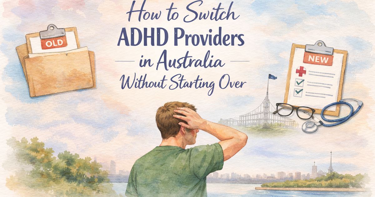 How to Switch ADHD Providers in Australia Without Starting Over