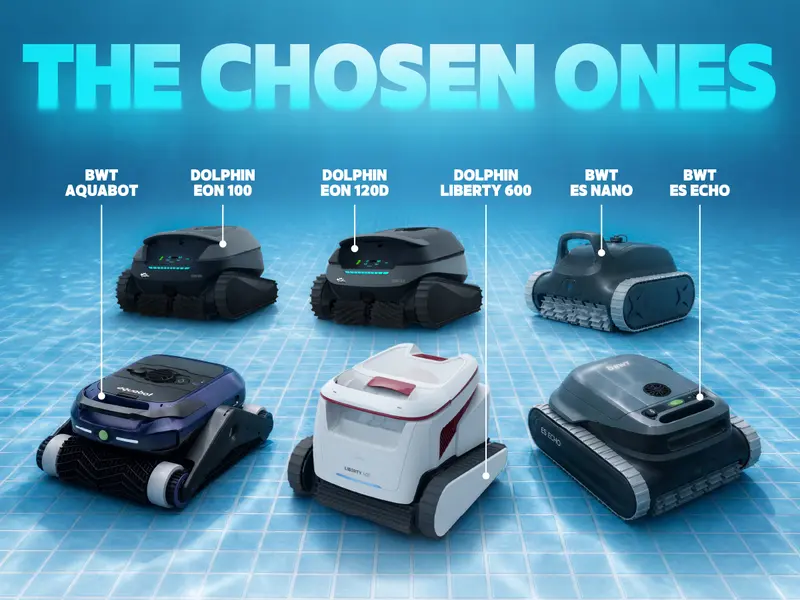 Selected pool cleaners and chlorinators