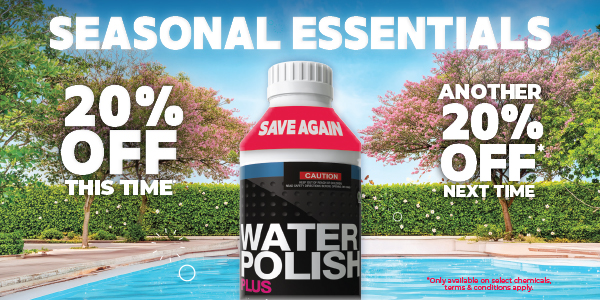 Seasonal Essentials — 20% off Focus Water Polish Plus, plus another 20% off next time