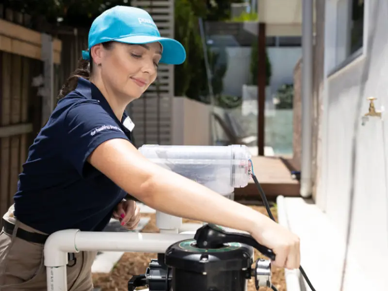 Pool equipment installation