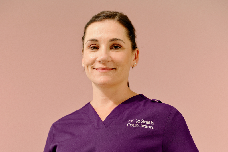McGrath Nurse Kristyn Shilling Nurse wearing scrubs
