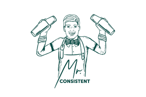 Mr Consistent logo