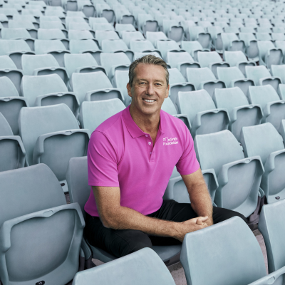 Glenn McGrath at the Sydney Cricket Ground
