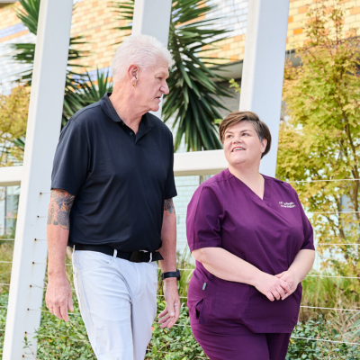 Paul and McGrath Cancer Care Nurse Nicola
