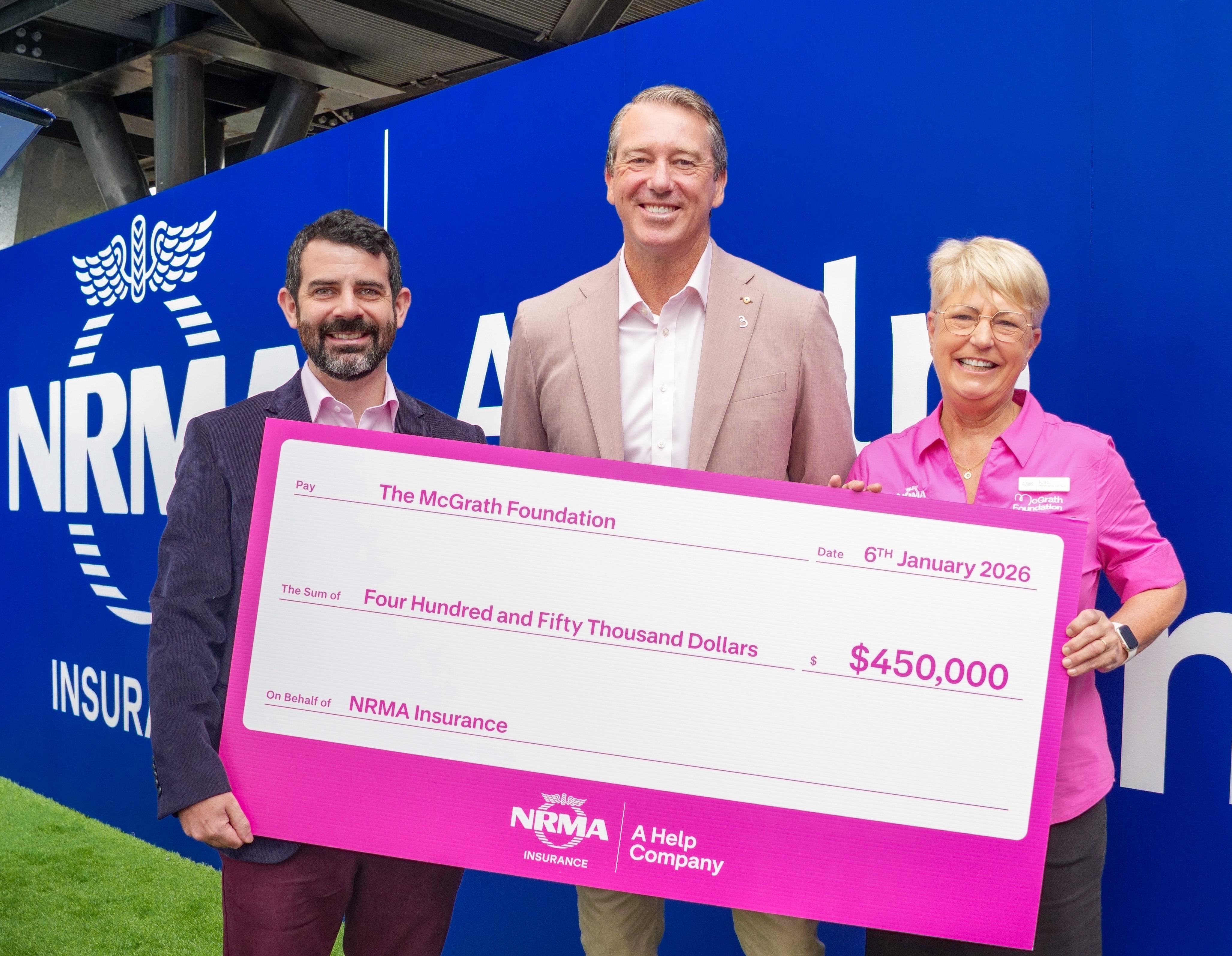 NRMA cheque presentation