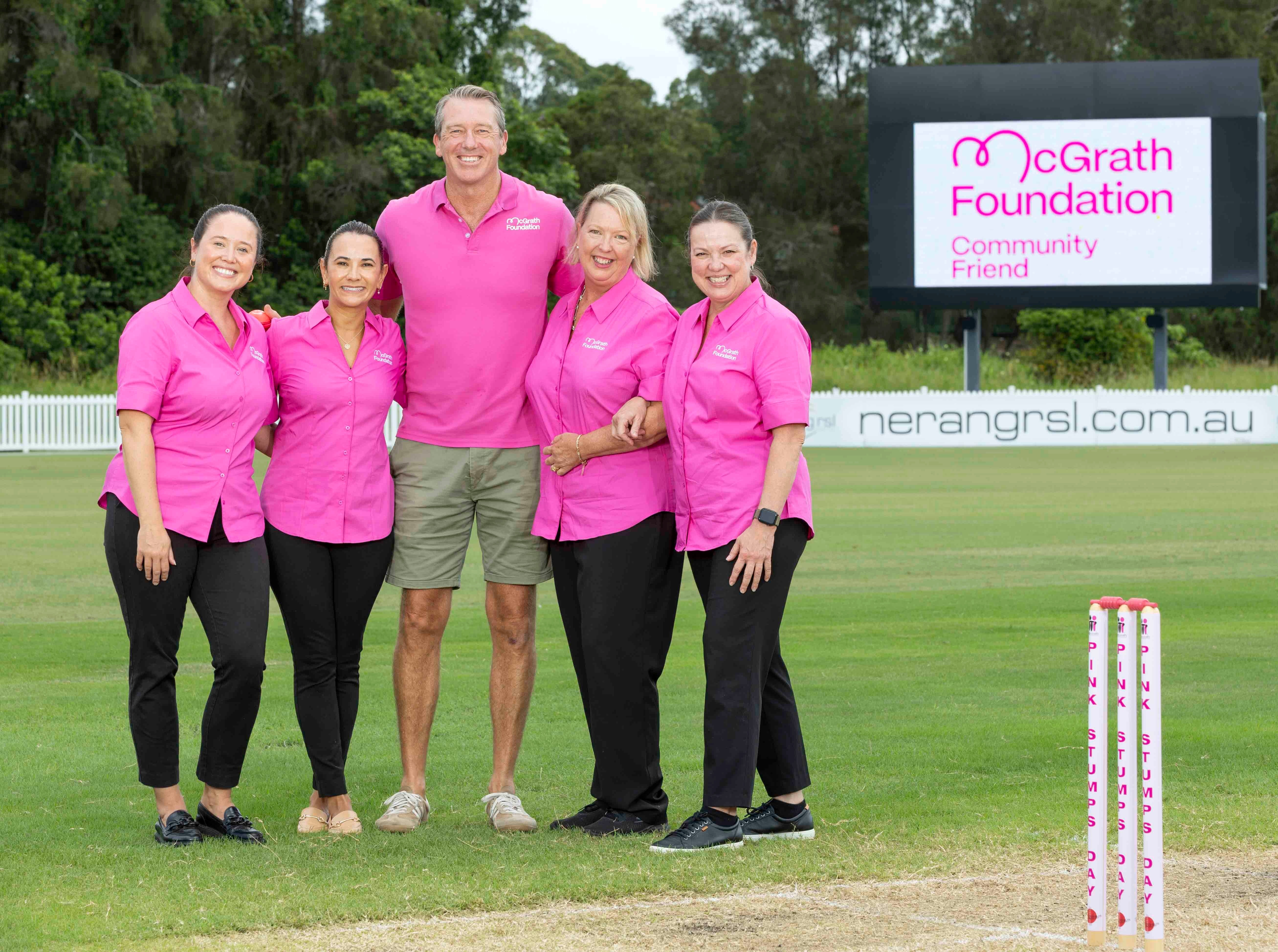 Glenn McGrath and McGrath Cancer Care Nurses