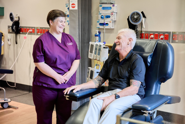 Paul and McGrath Cancer Care Nurse Nicola