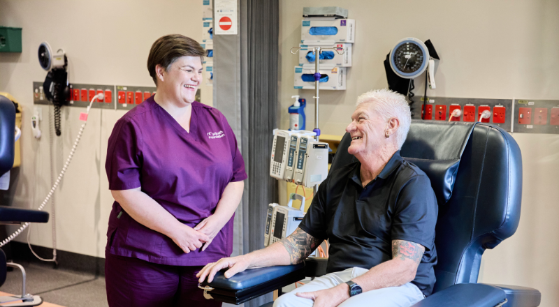 Paul and McGrath Cancer Care Nurse Nicola