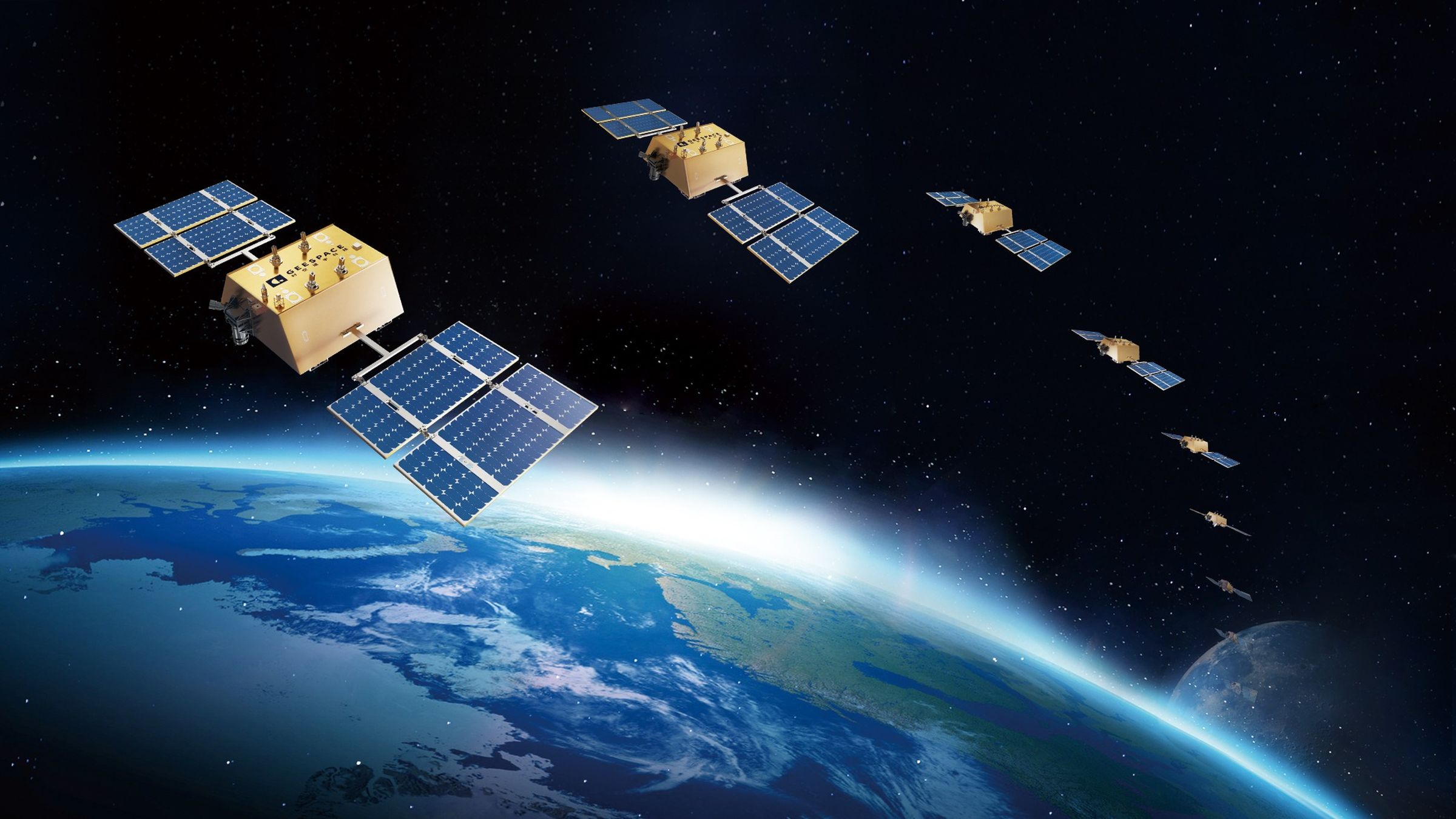 Geespace launches first nine satellites