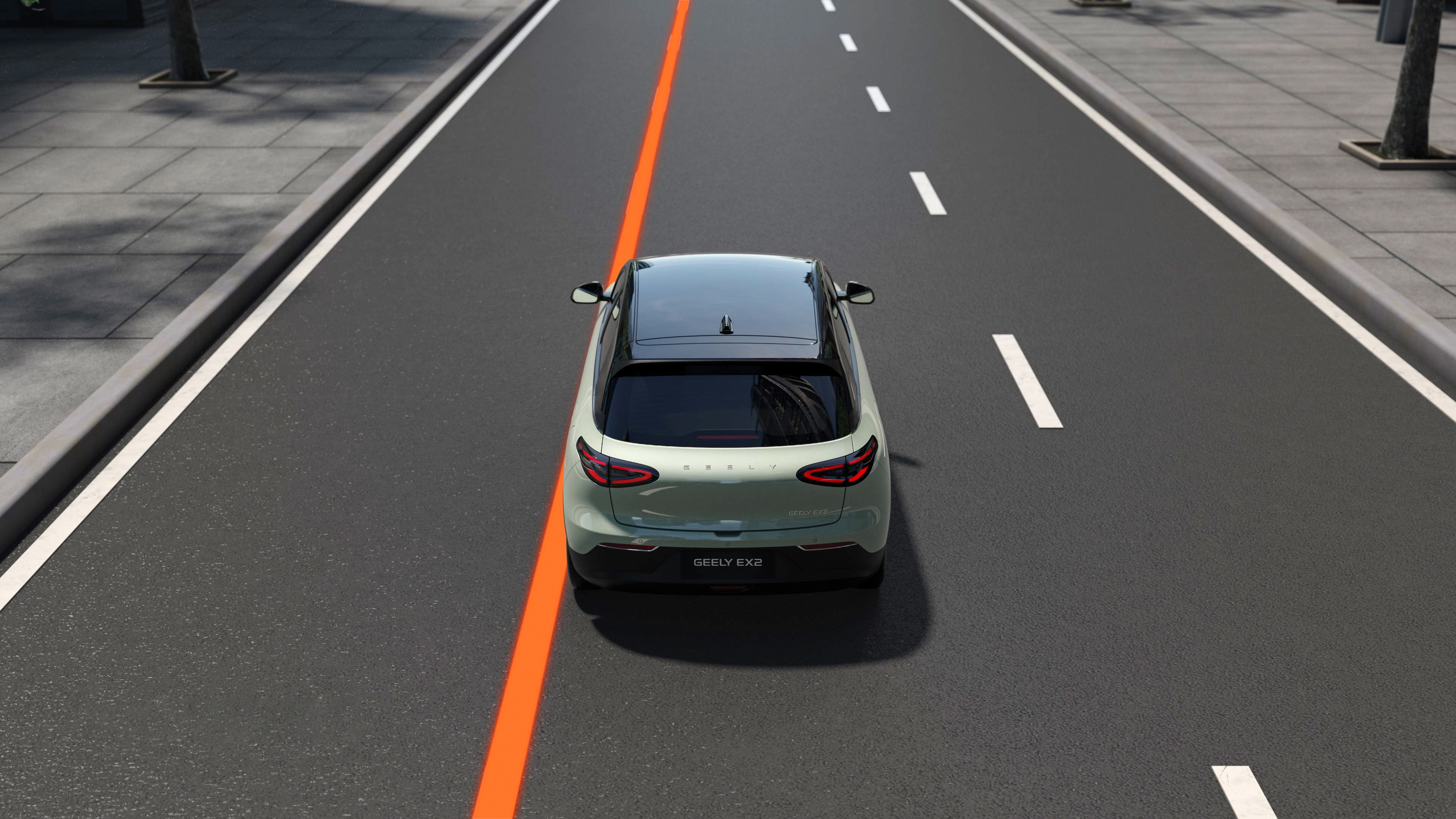 Geely EX2 - LDW - Lane Departure Warning