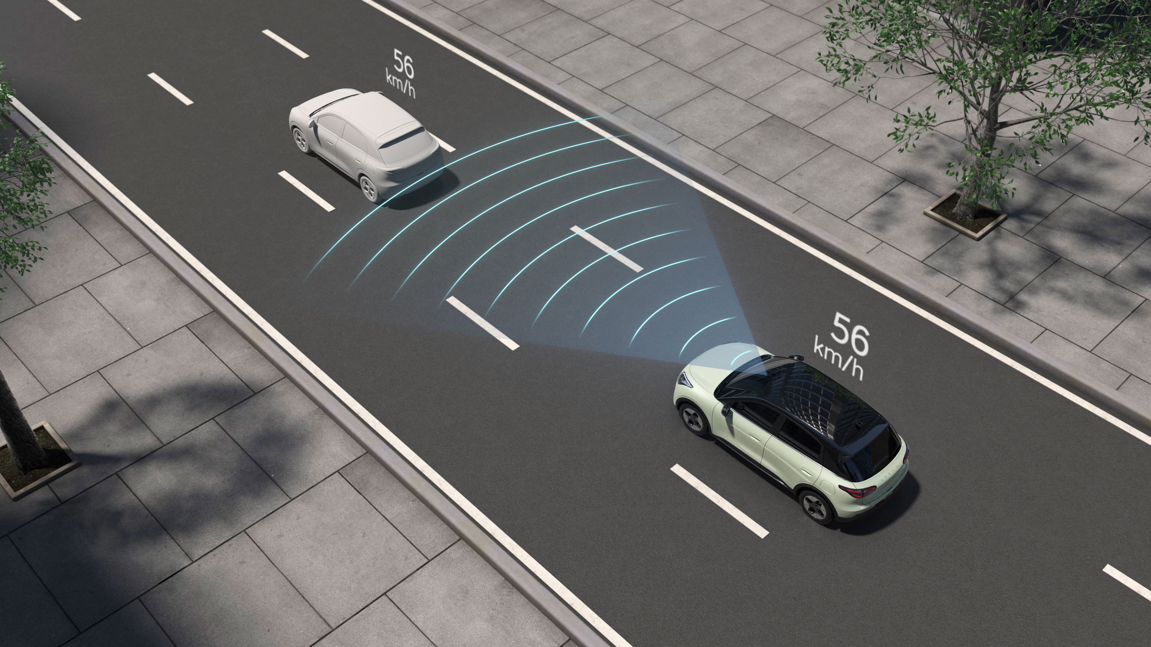 Geely EX2 - ICC & ACC - Intelligent and Adaptive Cruise Control