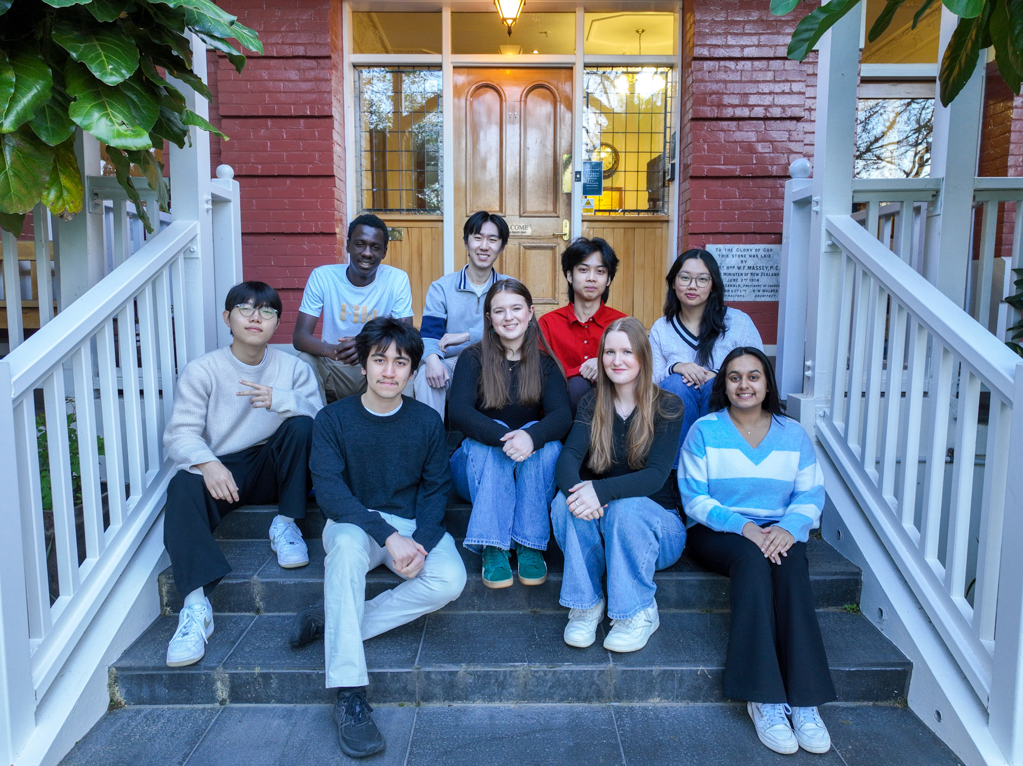Left to right: Minsoo Jung, Leo Mwape, Basic Faris, Ryan Yan, Mary Bragg, Matthew Beltran, Jess Power, Sarah Aung, Saissha Gupta