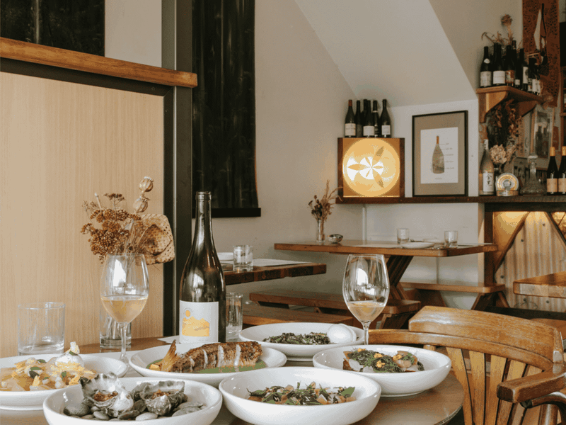 Gatherings restaurant in Christchurch - place on a plate