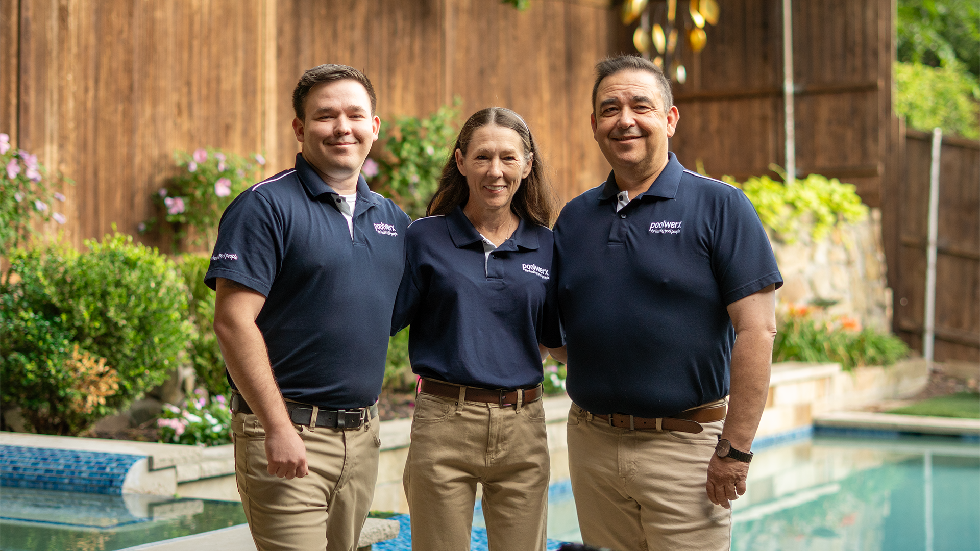 Poolwerx Prosper Team - Josh, Renee, & Edward