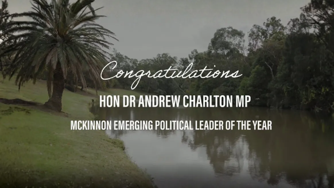 McKinnon Emerging political leader of the year